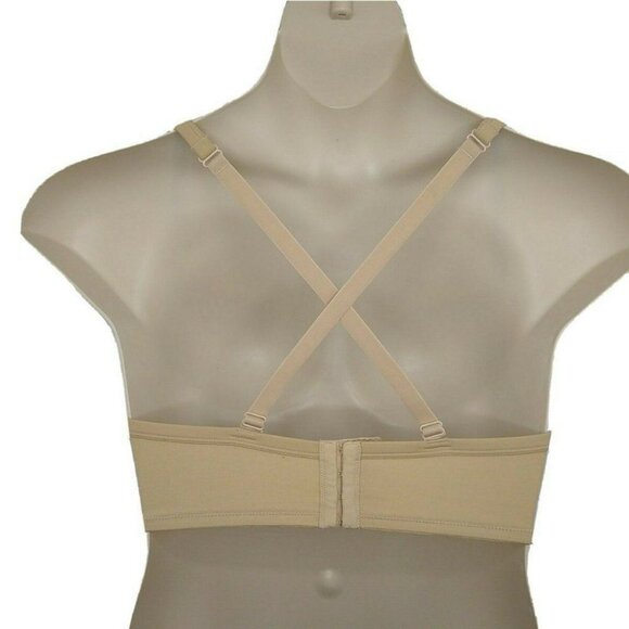 Cacique Bra Plunge Satin Convertible Straps 38DD - Picture 7 of 9